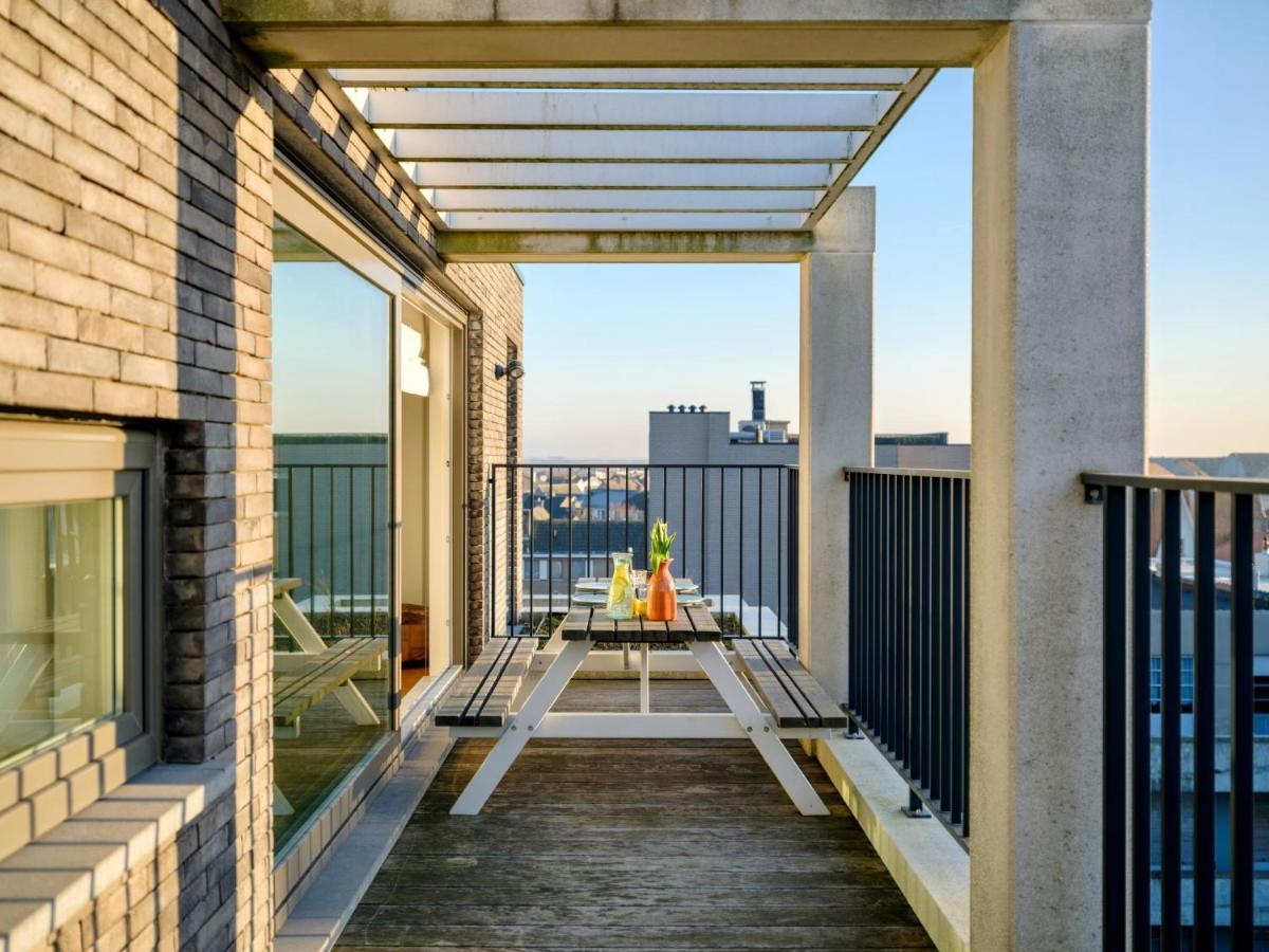 Stijlvolle En Lichtrijke Design Penthouse Met Prachtig Uitzicht Te Wenduine Leilighet De Haan Eksteriør bilde