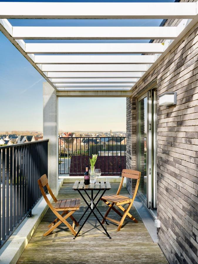 Stijlvolle En Lichtrijke Design Penthouse Met Prachtig Uitzicht Te Wenduine Leilighet De Haan Eksteriør bilde