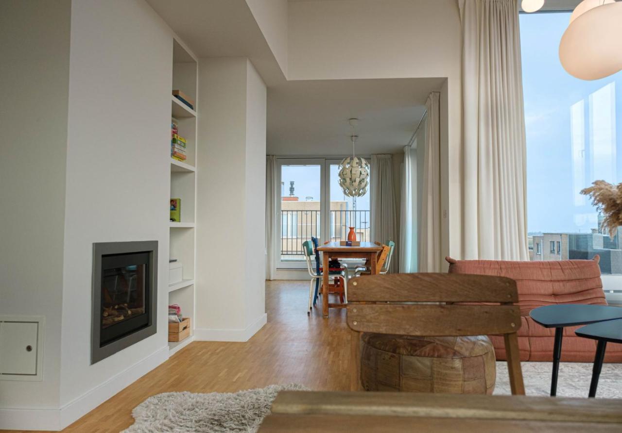 Stijlvolle En Lichtrijke Design Penthouse Met Prachtig Uitzicht Te Wenduine Leilighet De Haan Eksteriør bilde